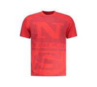 North Sails Rosso Cotton Men T-Shirt - 3XL