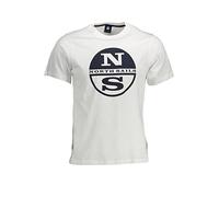 North Sails Bianco Cotton Mens T-Shirt - XL