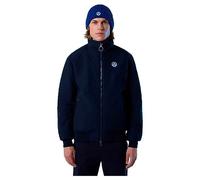 NORTH SAILS Sailor Uomo Giacca in Nylon Riciclato - vestibilità Slim e Fissaggio con Cerniera (XL, Blu Navy)