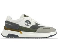 NORTH SAILS 829, Sneaker da Uomo in Tessuto e Camoscio (Grey-Green, Sistema Taglie Calzature EU, Adulto, Numero, Media, 41)
