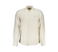 North Sails, ,Shirts ,Uomo ,Beige ,S Camicia a Righe a Maniche Lunghe