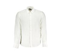 North Sails, ,Shirts ,Uomo ,Bianco ,M Camicia a maniche lunghe in lino