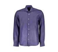 North Sails, ,Shirts ,Uomo ,Blu ,L Camicia elegante in lino blu