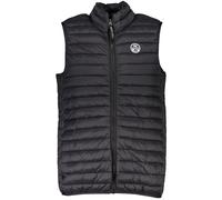 NORTH SAILS Sleek Gilet Uomo Senza Maniche Nero Zip, nero, XX-Large