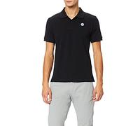 North Sails SS Polo W/Logo, Black, X-Large Uomo