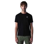 North Sails SS T-Shirt W/Logo, Black, Small Uomo