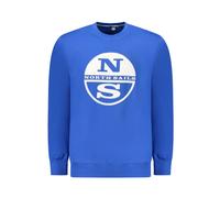 North Sails, ,Sweatshirts & Hoodies ,Uomo ,Blu ,S Felpa a Maniche Lunghe
