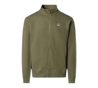 North Sails, ,Sweatshirts & Hoodies ,Uomo ,Verde ,M Felpa Basic con Zip Intera