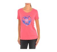 North Sails - T-shirt a manica corta con collo a costine - - Tops - Donna - Rosa - M