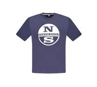 North Sails - T-shirt a Maniche Corte - - Tops - Uomo - Blu - L