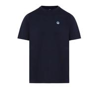 North Sails - T-shirt con logo in blu navy - - Tops - Uomo - Blu - XL