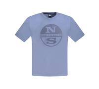North Sails - T-Shirt con Logo - - Tops - Uomo - Blu - XL