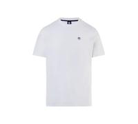 NORTH SAILS T-Shirt Uomo in Jersey di Cotone Organico con Patch Logo