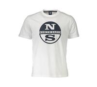 North Sails - T-shirt Girocollo - - Tops - Uomo - Bianco - M