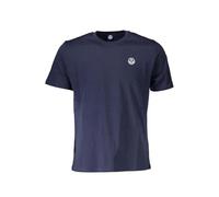 NORTH SAILS T-shirt in cotone blu chic con dettaglio elegante logo uomo