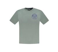 North Sails - T-shirt in cotone verde - - Tops - Uomo - Verde - 3XL