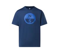 North Sails - Basic Big Logo T-shirt - - Tops - Uomo - Grigio - S