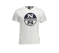 North Sails Bianco Cotton Mens T-Shirt - XL