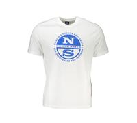 North Sails White Cotton Men's T-Shirt - XXL