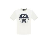 North Sails - Maxi Logo T-shirt - - Tops - Uomo - Bianco - 2XL