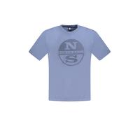 North Sails - T-shirt Uomo in Cotone Blu - - Tops - Uomo - Blu - M