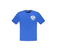 North Sails - With Maxi Logo T-Shirt - - Tops - Uomo - Blu - L