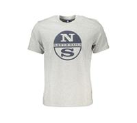 North Sails Grigio Cotton Men's T-Shirt - M