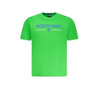 North Sails - North Sails Green Cotton Men T-Shirt - - Tops - Uomo - Verde - 2XL