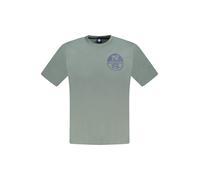 North Sails - T-shirt in cotone verde - - Tops - Uomo - Verde - 3XL