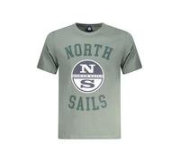 NORTH SAILS T-SHIRT MANICHE CORTE UOMO VERDE