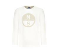 North Sails T-Shirt Maniche Lunghe Bambino Bianco