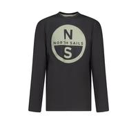 NORTH SAILS T-SHIRT MANICHE LUNGHE BAMBINO NERO