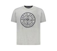 North Sails - T-shirt Ocean Explorer Grafica - - Tops - Uomo - Grigio - L