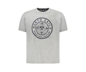 North Sails - T-shirt Ocean Explorer Grafica - - Tops - Uomo - Grigio - L