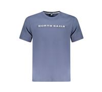 North Sails - T-shirt Uomo in Cotone Blu con Stampa Audace - - Tops - Uomo - Blu - L