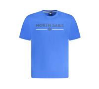 North Sails - T-shirt Uomo in Cotone Blu - -Tops -Uomo -Blu -2XL