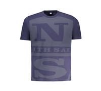 North Sails - T-shirt Uomo in Cotone Blu - - Tops - Uomo - Blu - S
