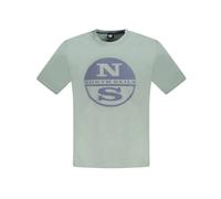 North Sails - T-shirt Uomo in Cotone Verde - - Tops - Uomo - Verde - XL