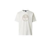 NORTH SAILS T-Shirt Uomo in Jersey di Cotone Organico con Maxi Logo