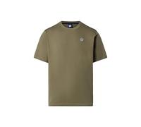 North Sails SS W/Logo - T-shirt - uomo XL Green man Cotone Organico/Biologico