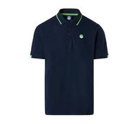 North Sails, ,Tops ,Uomo ,Blu ,L Polo a righe in cotone biologico