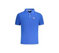 North Sails, ,Tops ,Uomo ,Blu ,S Polo Classica a Maniche Corte in Piqué