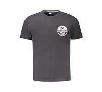 North Sails, ,Tops ,Uomo ,Grigio ,XL Cotton T-Shirt
