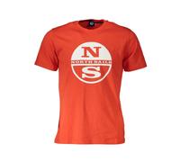North Sails, ,Tops ,Uomo ,Rosso ,M T-shirt Rossa con Logo Manica Corta