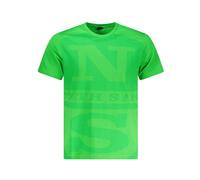 North Sails, ,Tops ,Uomo ,Verde ,M T-shirt Uomo in Cotone Verde Avventura