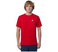 NORTH SAILS Uomo Maglietta in Jersey di Cotone con Maniche Corte - vestibilità Regular (M, Rosso)