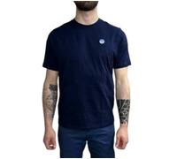 NORTH SAILS Uomo Maglietta in Jersey di Cotone con Maniche Corte - vestibilità Regular (XL, Palace Blue)