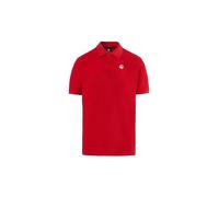 NORTH SAILS Uomo Polo in Piquet di Cotone con Maniche Corte - vestibilità Regular (L, Rosso)