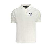 North Sails White Cotton Men Polo Shirt - S