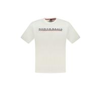 North Sails White Cotton Men T-Shirt - 3XL
